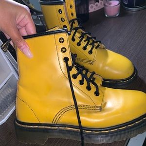Yellow Dr. Martens